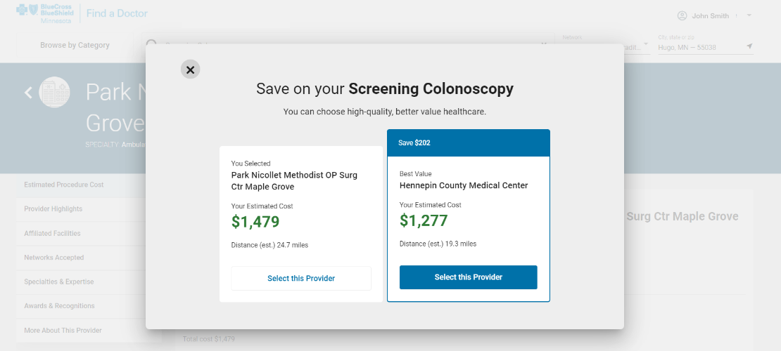 Care Cost Estimator Estimate medical care costs in advance Blue Cross MN