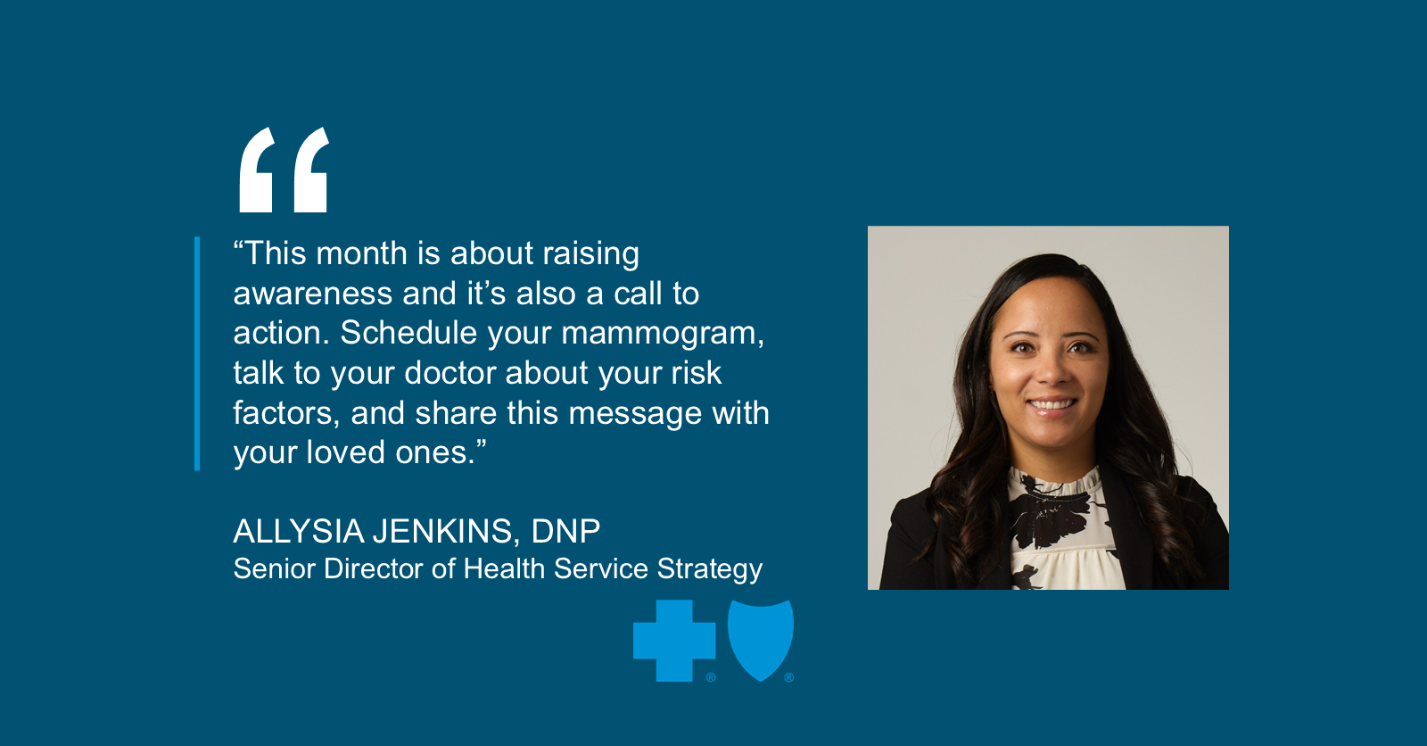 Allysia Jenkins pull quote