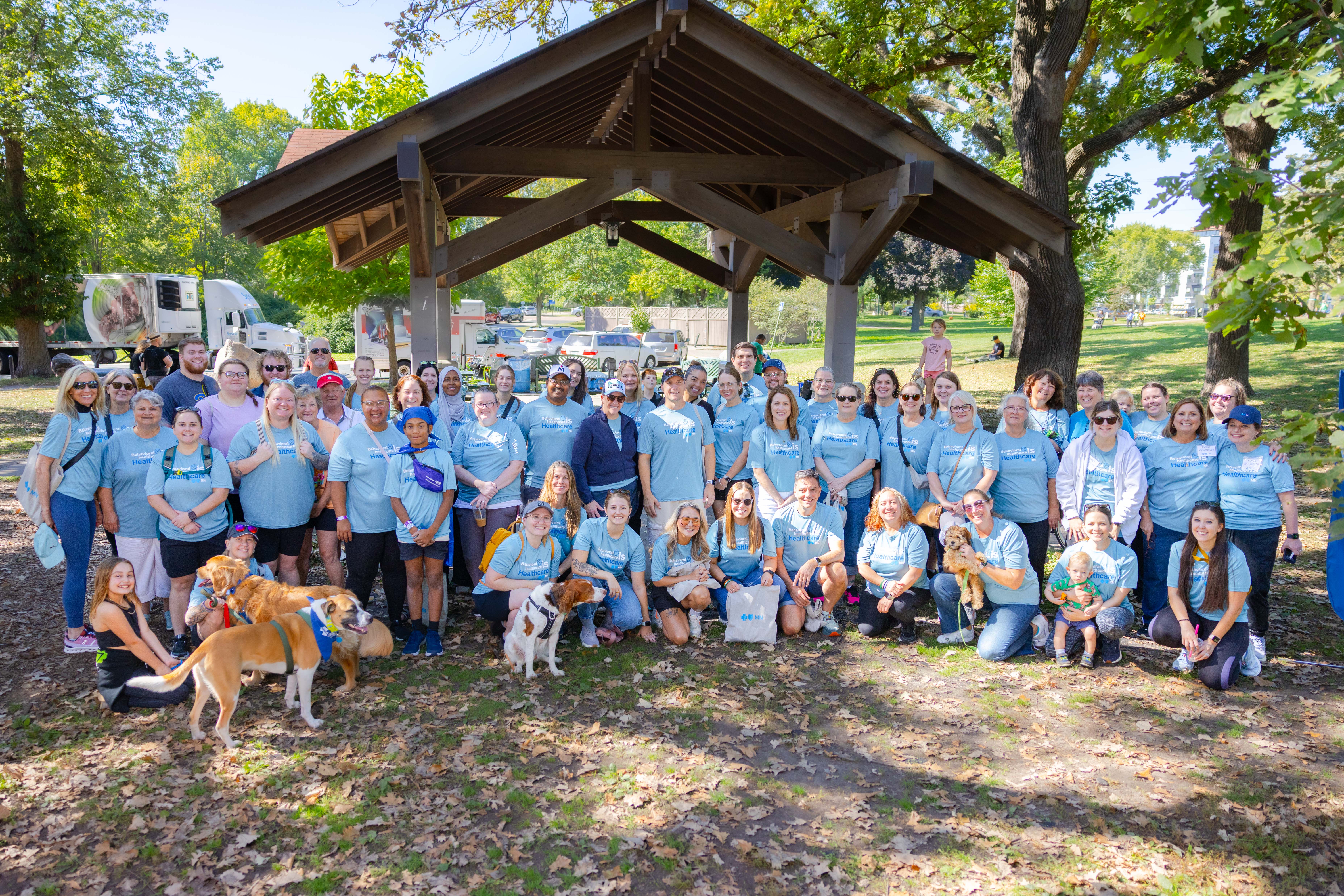 Team Blue Cross at NAMI Walks 2025.