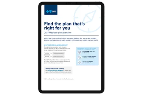 Cover displaying contents of plans overview