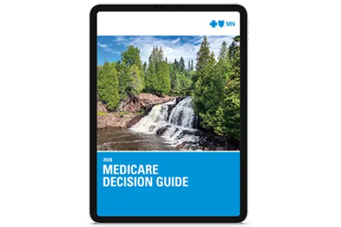 Cover displaying waterfall and trees