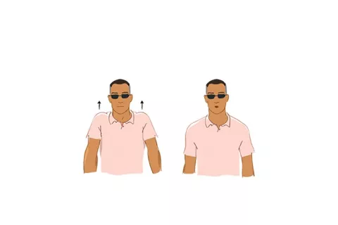 Shoulder exercises.