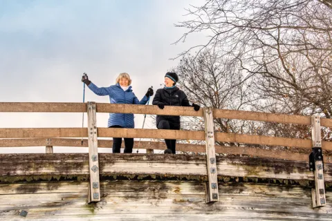 Betty Gust and Kay Reichert have a shared passion for active living. 