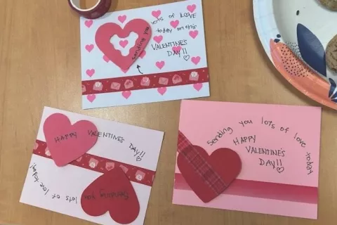 Valentines card.