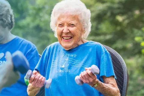 Blue Cross Blue Shield member Marion Peck