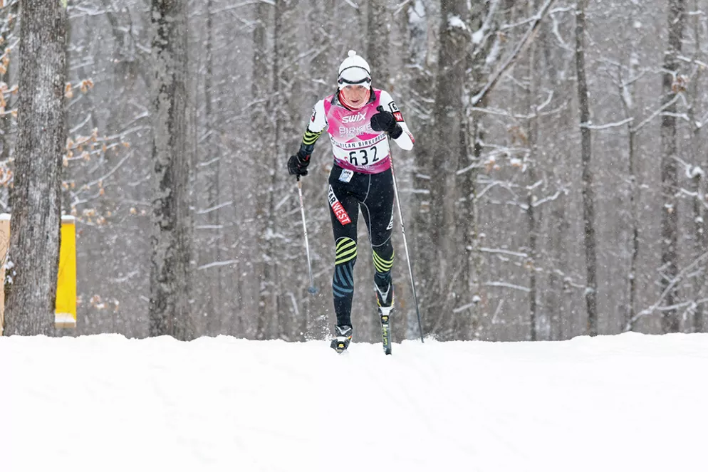 Kate Ellis nordic skiing.
