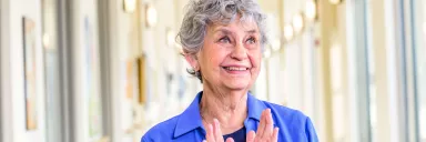 Blue Cross member Norma Garfin