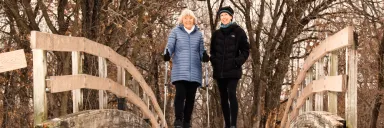 Betty Gust and Kay Reichert have a shared passion for active living. 
