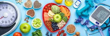 Heart healthy food choices.